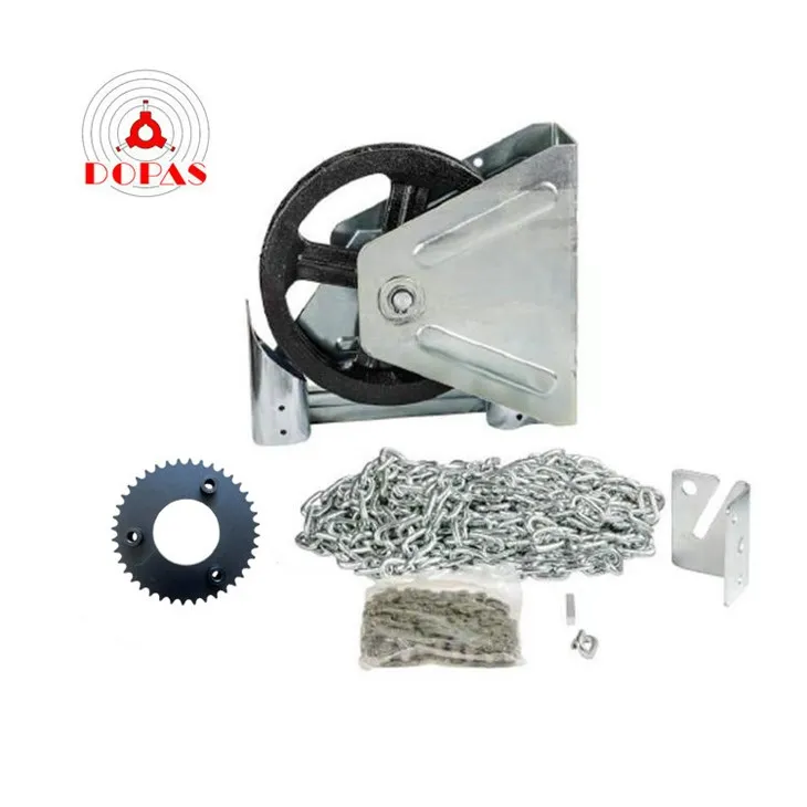 Seinale kinnitatav rullukse terasest ketttõstuk